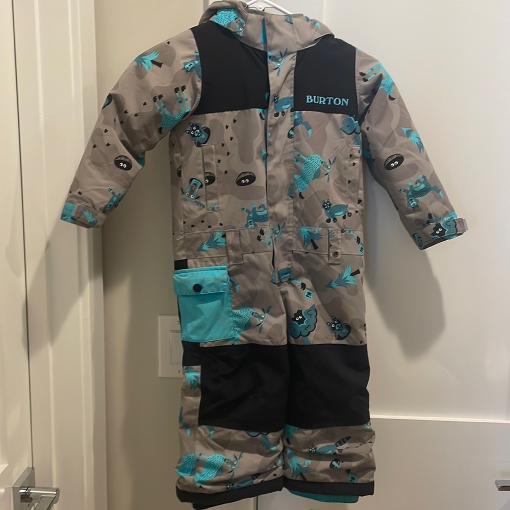 Burton kids one piece snow suit, size 2T.